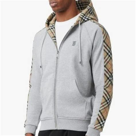 burberry check plaid wool hood and sleeve panels hoodie jacket|Burberry cashmere cape jacket.